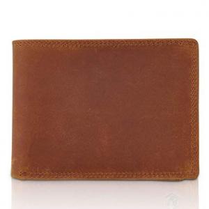 Leather Wallet Trifold Wallet for Men
