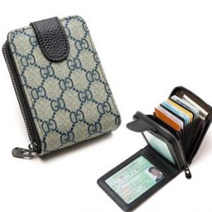 Light blue hot selling card holder wallet 