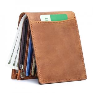 Mens  Leather Wallet Blocking Card Wallet Holder
