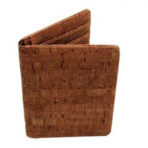 Mini cork leather card holder 