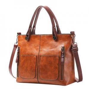 PU leather ladies shoulder bag women handbag