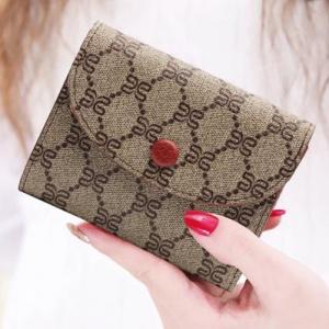 Pu leather card wallet purse for girl 