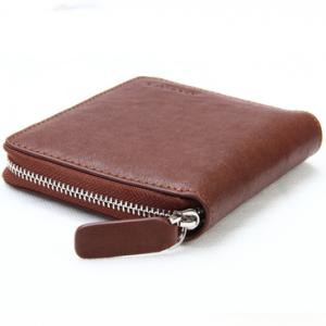 Zippered card wallets